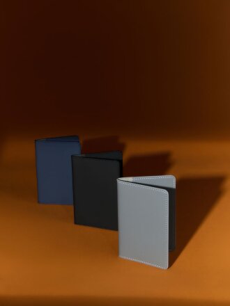 Обложка для паспорта Alaska, серая Обложка для паспорта Alaska, серая