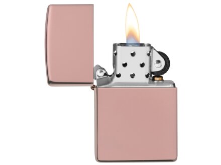 Зажигалка ZIPPO Classic с покрытием High Polish Rose Gold, латунь/сталь, розовое золото, 38x13x57 мм Зажигалка ZIPPO Classic с покрытием High Polish Rose Gold, латунь/сталь, розовое золото, 38x13x57 мм