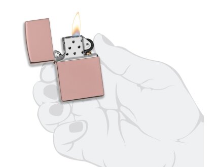 Зажигалка ZIPPO Classic с покрытием High Polish Rose Gold, латунь/сталь, розовое золото, 38x13x57 мм Зажигалка ZIPPO Classic с покрытием High Polish Rose Gold, латунь/сталь, розовое золото, 38x13x57 мм