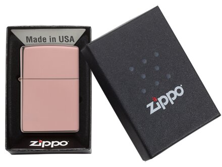 Зажигалка ZIPPO Classic с покрытием High Polish Rose Gold, латунь/сталь, розовое золото, 38x13x57 мм Зажигалка ZIPPO Classic с покрытием High Polish Rose Gold, латунь/сталь, розовое золото, 38x13x57 мм