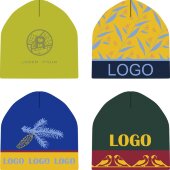 Шапка на заказ Calle Light, полушерсть Шапка на заказ Calle Light, полушерсть