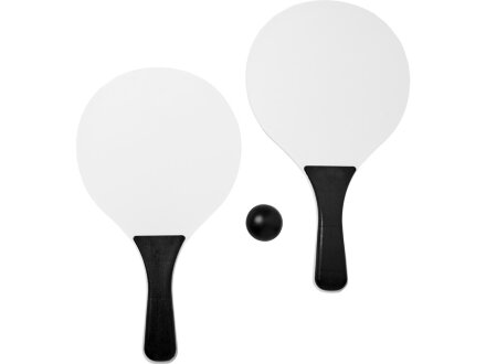 Набор для пляжных игр Bounce, черный Набор для пляжных игр Bounce, черный