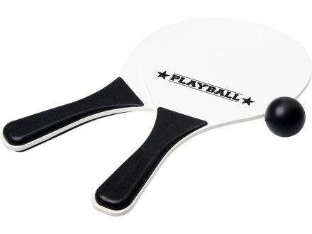 Набор для пляжных игр Bounce, черный Набор для пляжных игр Bounce, черный