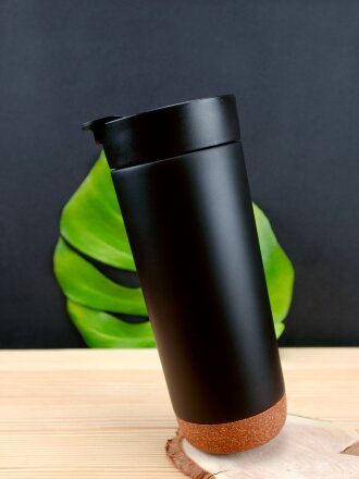 Термостакан Steady, черный Термостакан Steady, черный