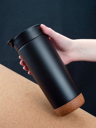 Термостакан Steady, черный Термостакан Steady, черный