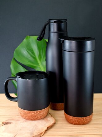 Термостакан Steady, черный Термостакан Steady, черный