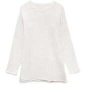 Лонгслив унисекс Siluetti Fuori, молочно-белый Лонгслив унисекс Siluetti Fuori, молочно-белый