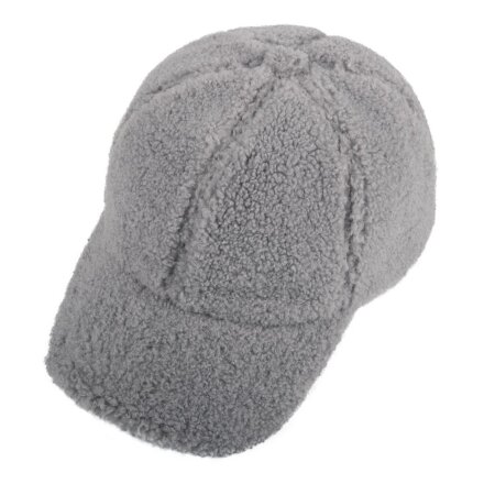 Бейсболка Oblako, утепленная, серая Бейсболка Oblako, утепленная, серая