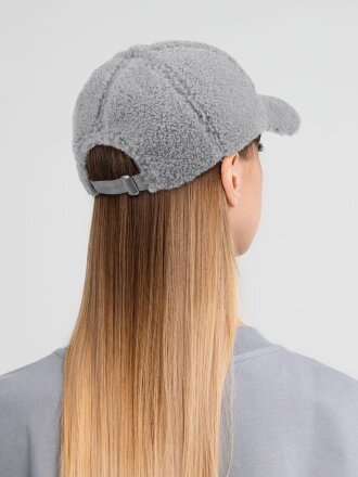 Бейсболка Oblako, утепленная, серая Бейсболка Oblako, утепленная, серая