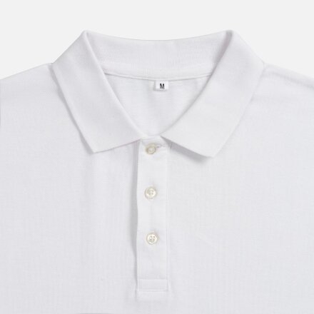 Рубашка поло унисекс Upswing, белая Рубашка поло унисекс Upswing, белая