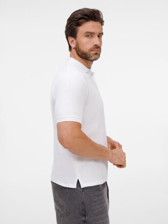 Рубашка поло унисекс Upswing, белая Рубашка поло унисекс Upswing, белая