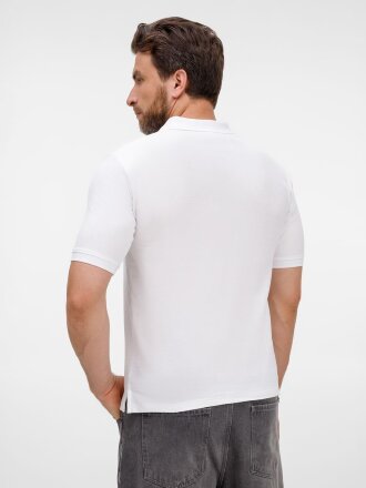 Рубашка поло унисекс Upswing, белая Рубашка поло унисекс Upswing, белая