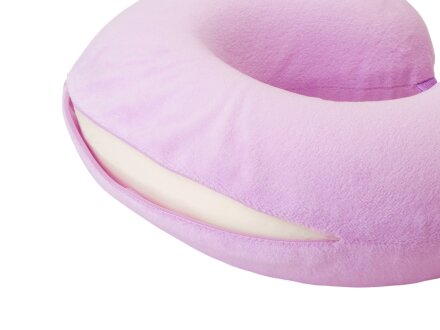Подушка Basic из микрофибры с эффектом памяти U-shape, розовый NEW Подушка Basic из микрофибры с эффектом памяти U-shape, розовый NEW