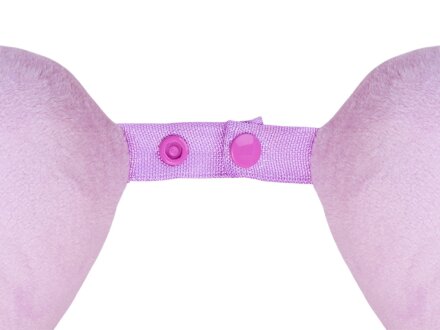 Подушка Basic из микрофибры с эффектом памяти U-shape, розовый NEW Подушка Basic из микрофибры с эффектом памяти U-shape, розовый NEW