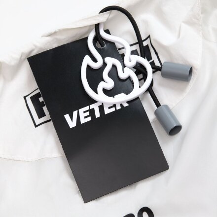 Пара наконечников для шнурка Tizzle, серый