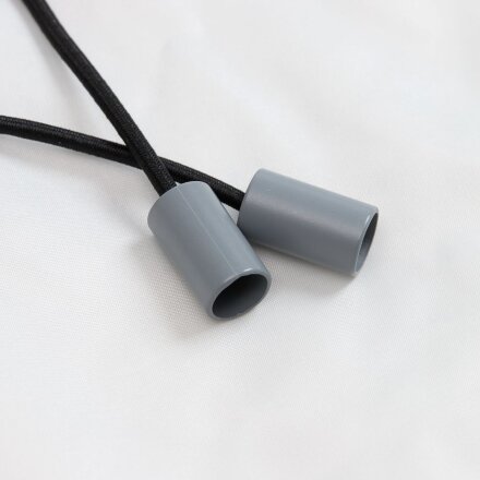 Пара наконечников для шнурка Tizzle, серый