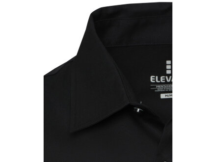 Citrine мужская рубашка из твила - сплошной черный