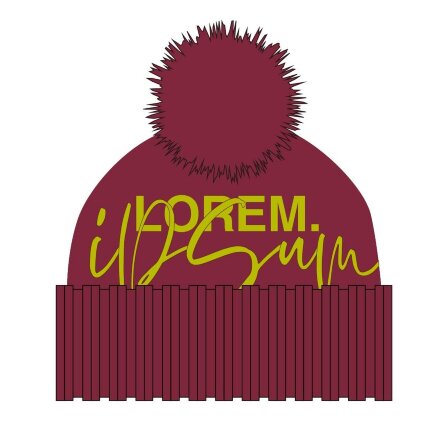 Шапка Joyful на заказ, полушерсть