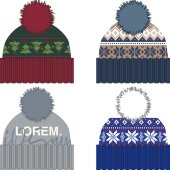 Шапка Joyful на заказ, полушерсть Шапка Joyful на заказ, полушерсть