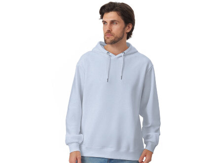 Толстовка с капюшоном оверсайз Lisbon унисекс, небесно-голубой