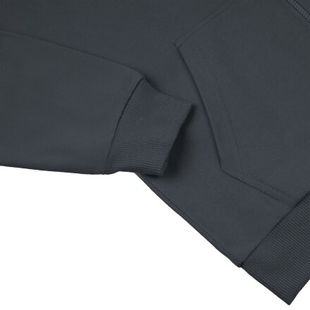 Толстовка на молнии с капюшоном Siverga 2.0, темно-серая (графит) Толстовка на молнии с капюшоном Siverga 2.0, темно-серая (графит)