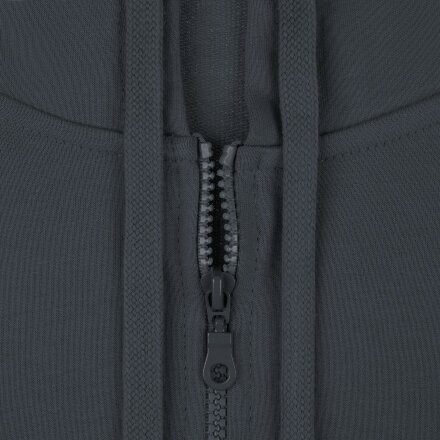 Толстовка на молнии с капюшоном Siverga 2.0, темно-серая (графит) Толстовка на молнии с капюшоном Siverga 2.0, темно-серая (графит)