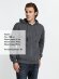 Толстовка на молнии с капюшоном Siverga 2.0, темно-серая (графит) Толстовка на молнии с капюшоном Siverga 2.0, темно-серая (графит)