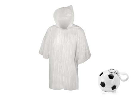 Дождевик в футляре Футбольный мяч Дождевик в футляре Футбольный мяч