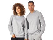 Худи Warsaw, футер 220гр, серый меланж Худи Warsaw, футер 220гр, серый меланж