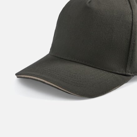 Бейсболка Long Beach, хаки с бежевым Бейсболка Long Beach, хаки с бежевым