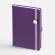 Ежедневник Favor Metal, недатированный, фиолетовый