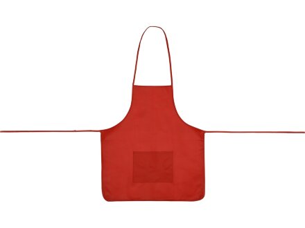 Фартук, красный, плотность 80г/м2 Фартук, красный, плотность 80г/м2