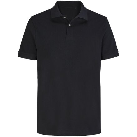 Рубашка поло унисекс Pacific, черная Рубашка поло унисекс Pacific, черная