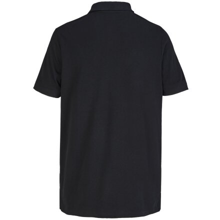 Рубашка поло унисекс Pacific, черная Рубашка поло унисекс Pacific, черная