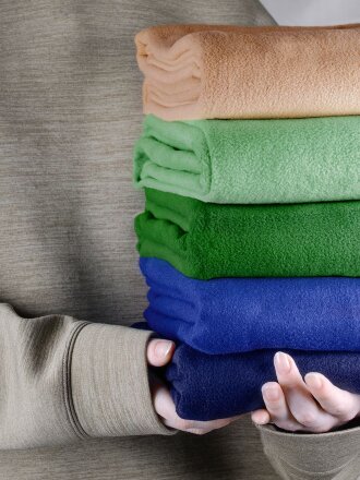 Флисовый плед Warm&Peace, ярко-синий Флисовый плед Warm&Peace, ярко-синий