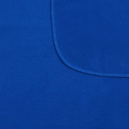 Флисовый плед Warm&Peace, ярко-синий