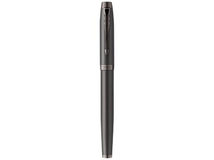 Перьевая ручка Parker IM Monochrome Black, перо:F, цвет чернил: blue, в подарочной упаковке.