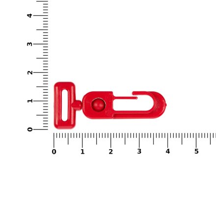 Застежка-карабин Сarabine, S, красный Застежка-карабин Сarabine, S, красный