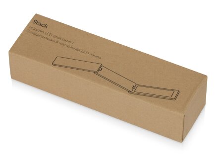 Складывающаяся настольная LED лампа Stack, белый Складывающаяся настольная LED лампа Stack, белый