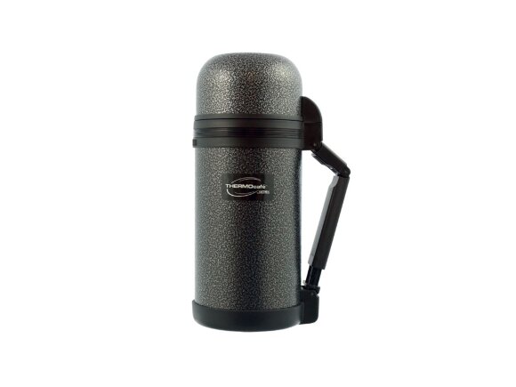 Термос из нерж. стали тм ThermoCafe HAMMP-1200-HT, 1.2L, серый с нанесением логотипа