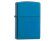 Зажигалка ZIPPO Classic с покрытием Sapphire™, латунь/сталь, синяя, глянцевая, 38x13x57 мм