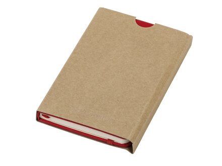 Блокнот Vision 2.0 А6 в твердой обложке, красный Блокнот Vision 2.0 А6 в твердой обложке, красный