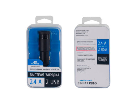 VA4223 B00 RU автомобильное ЗУ (2 USB /3.4 A) черный VA4223 B00 RU автомобильное ЗУ (2 USB /3.4 A) черный