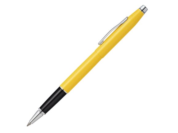 Ручка-роллер Selectip Cross Classic Century Aquatic Yellow Lacquer, желтый с нанесением логотипа