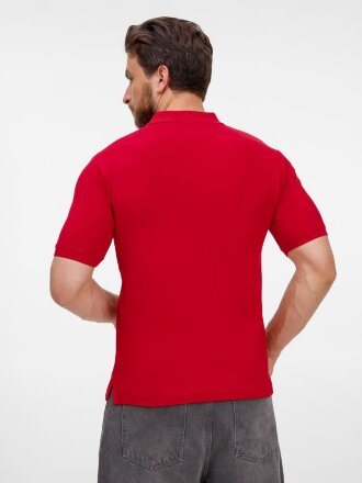 Рубашка поло унисекс Upswing, красная Рубашка поло унисекс Upswing, красная