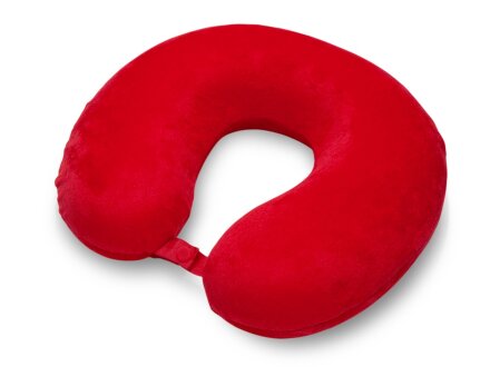 Подушка Basic из микрофибры с эффектом памяти U-shape, красный NEW Подушка Basic из микрофибры с эффектом памяти U-shape, красный NEW