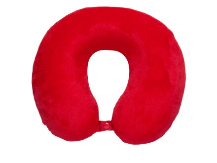 Подушка Basic из микрофибры с эффектом памяти U-shape, красный NEW Подушка Basic из микрофибры с эффектом памяти U-shape, красный NEW