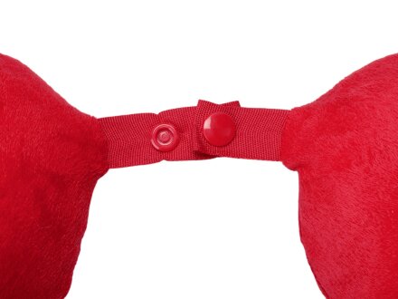 Подушка Basic из микрофибры с эффектом памяти U-shape, красный NEW Подушка Basic из микрофибры с эффектом памяти U-shape, красный NEW