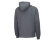 Толстовка с капюшоном оверсайз Lisbon унисекс, темно-серый