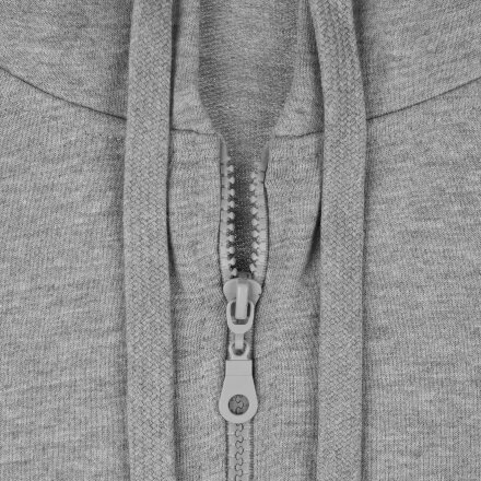 Толстовка на молнии с капюшоном Siverga 2.0, серый меланж Толстовка на молнии с капюшоном Siverga 2.0, серый меланж
